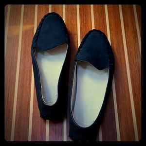 Cole Haan Cary Venetian Black Suede Moccasin 9.5 B